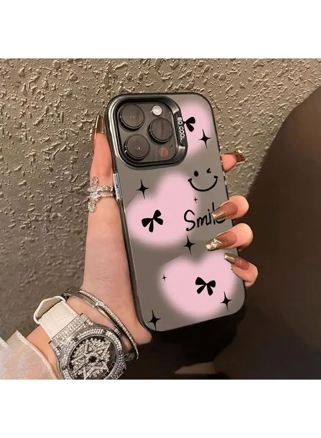 Black Bowknot Phone Case Compatible with iPhone 14 Pro Max - Image 1